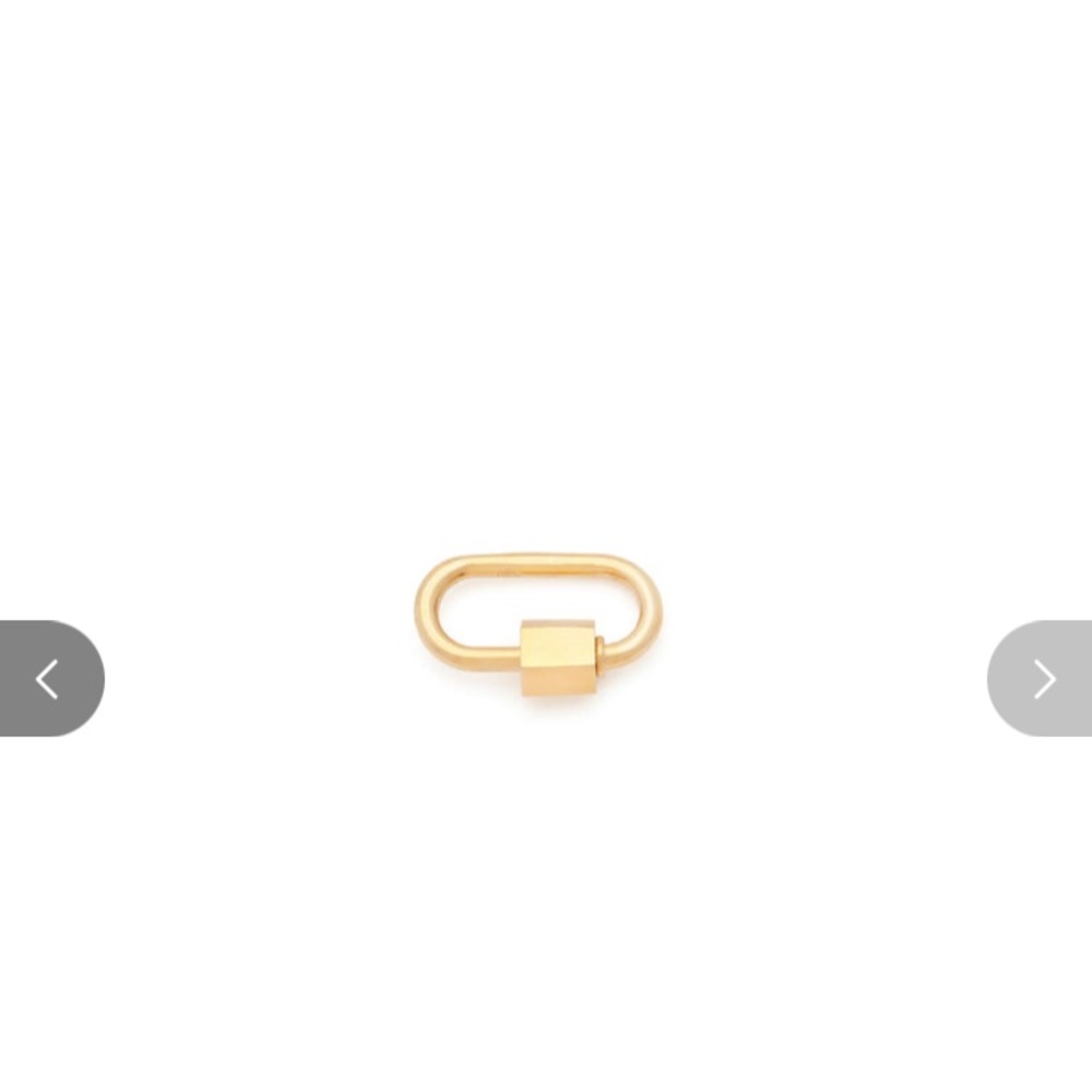 Carabiner necklace chain extender charm holder